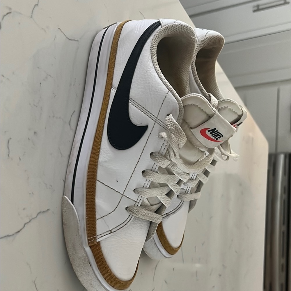 Nike White and Black Athletic Shoes